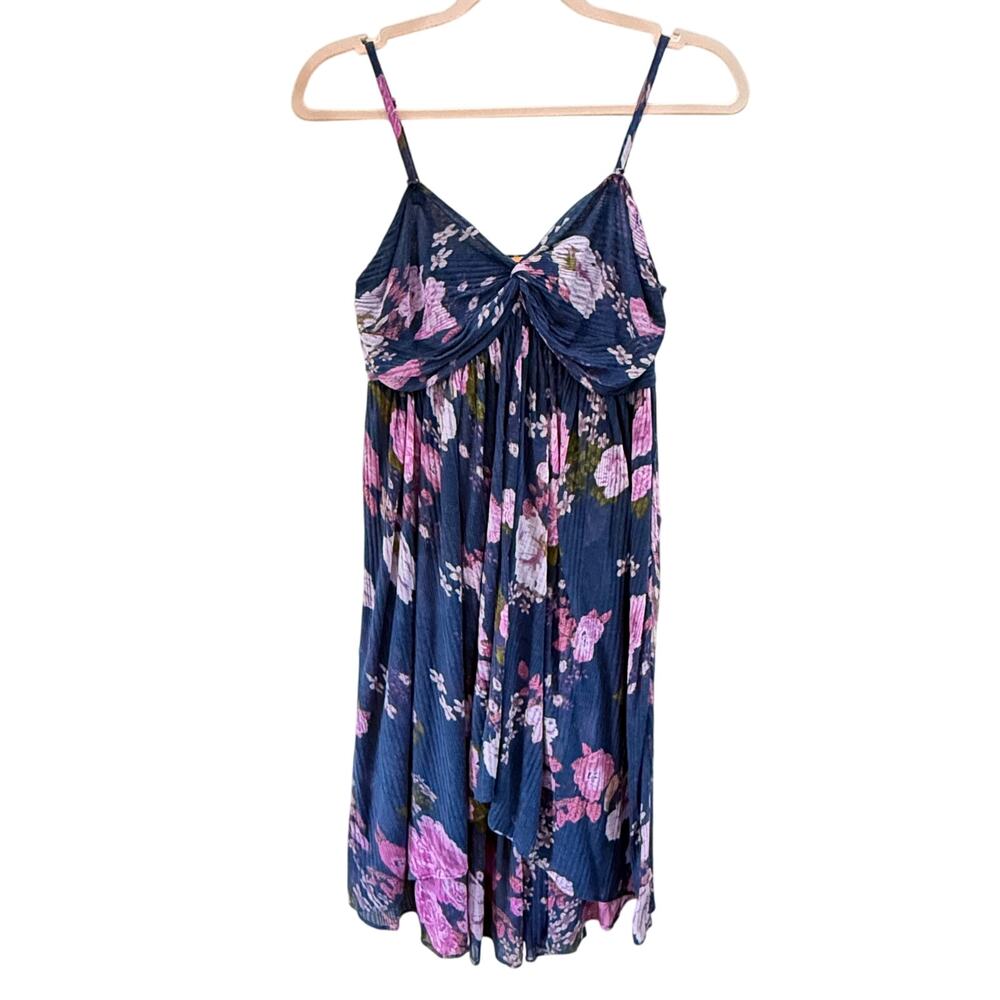 FREE PEOPLE Mirage Top Dress Size Large Convertible Straps High Low Hem Tunic - Picture 2 of 12